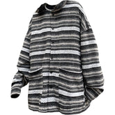 80's Grandma Striped Cardigan Sweater
