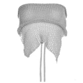 Backless Crochet Tube Top
