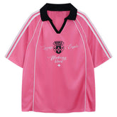 Blokette Style Jersey Polo Shirt