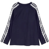 Blokette Side Stripe Lace Long Sleeve