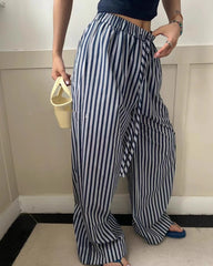 Casual Friday Striped Pants