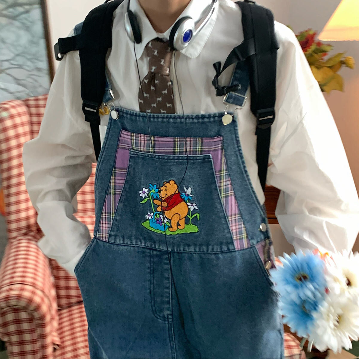 90's Kids Cartoon Overalls