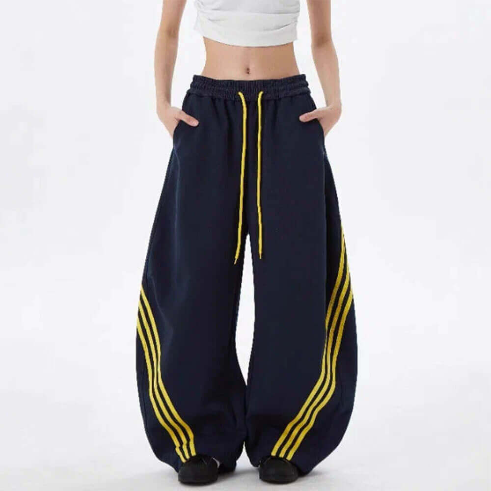 90's Side Stripe Baggy Sweatpants