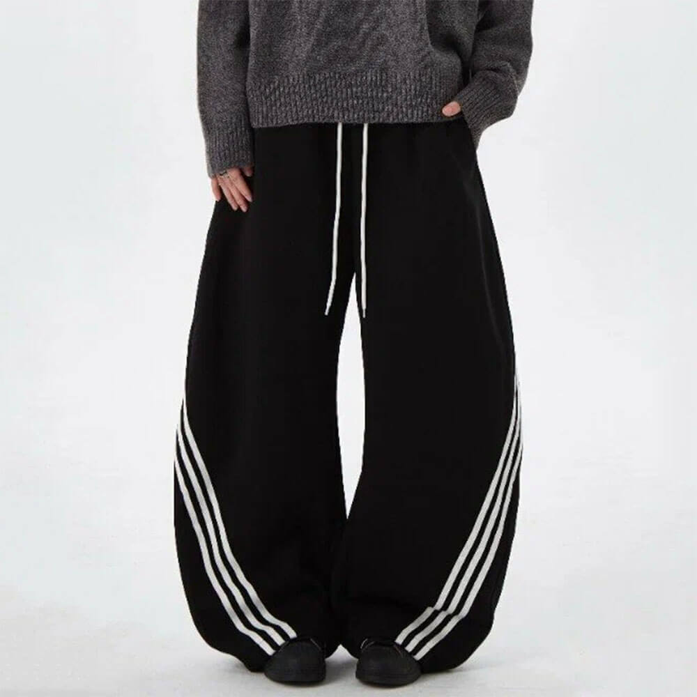 90's Side Stripe Baggy Sweatpants