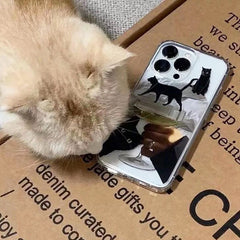 Black Cats iPhone Case