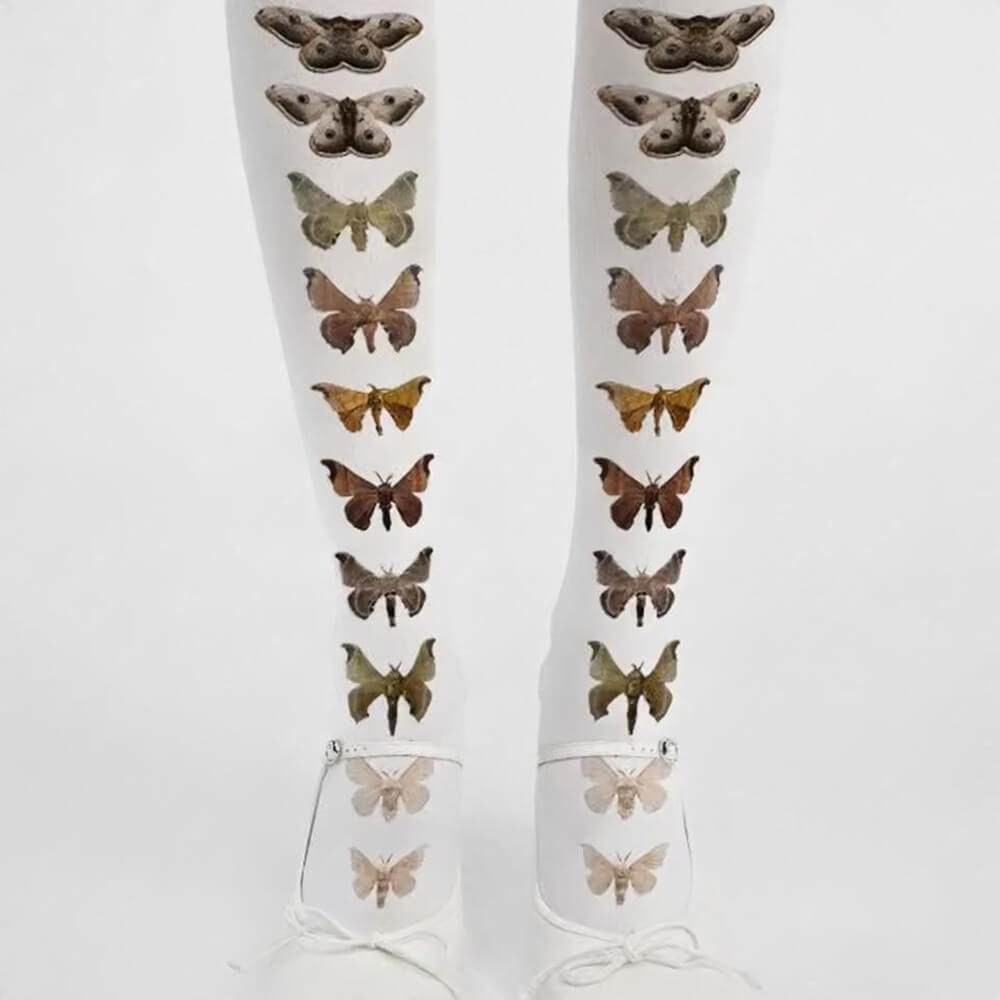 Aesthetic Butterfly Knee High Socks