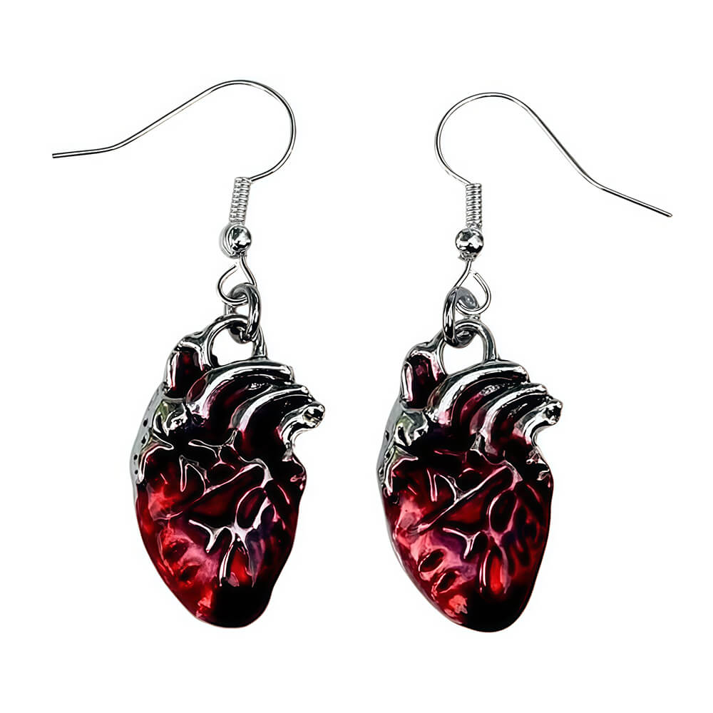 Anatomical Heart Earrings