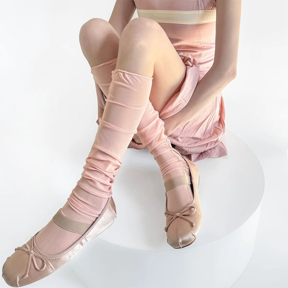 Balletcore Mesh Knee Socks