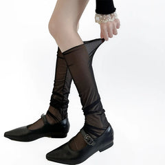 Balletcore Mesh Knee Socks