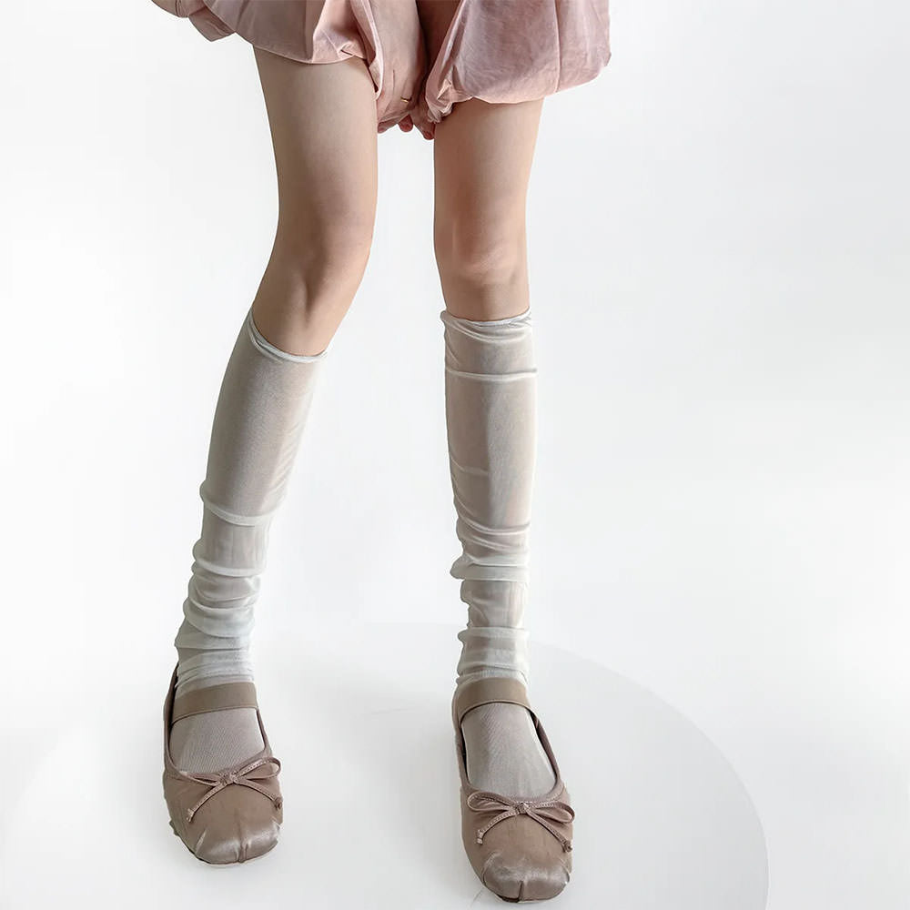Balletcore Mesh Knee Socks