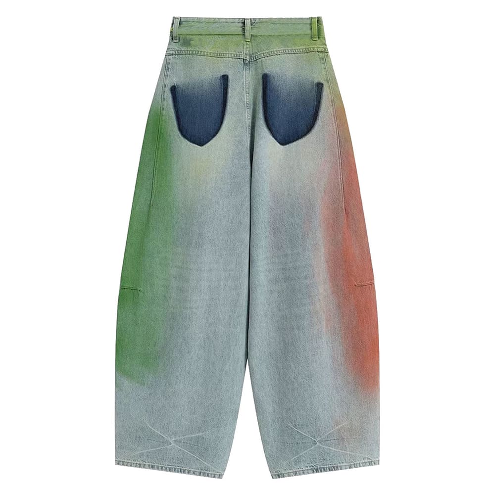 Barrel Gradient Denim Jeans
