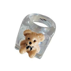 Bear Chunky Ring