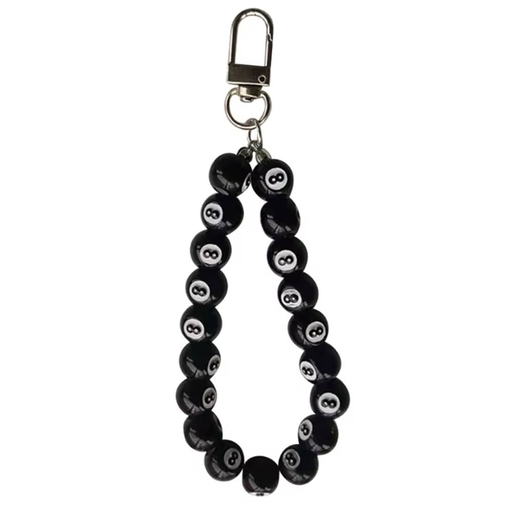Billiard 8 Ball Keychain