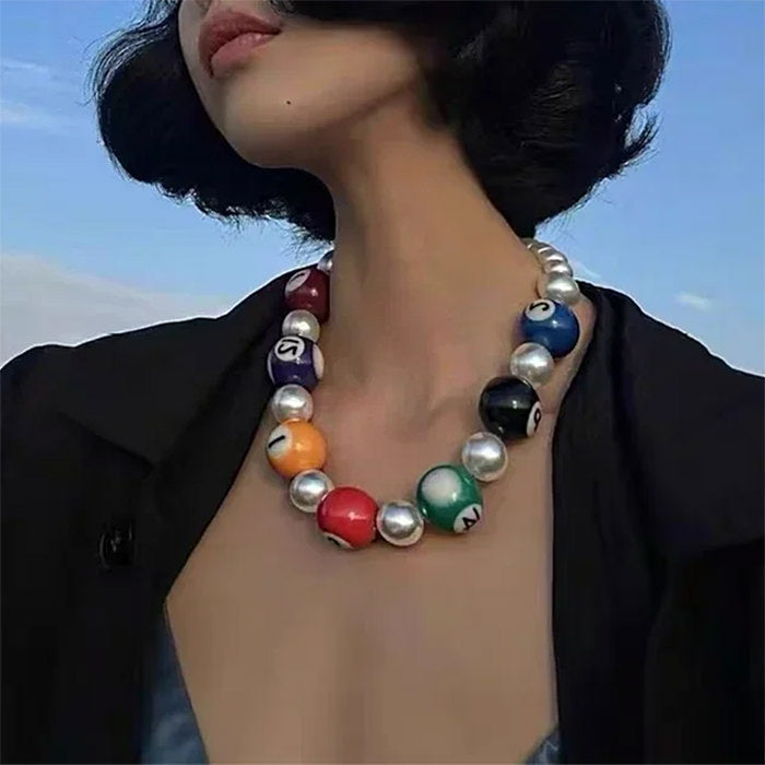Billiard Balls Necklace