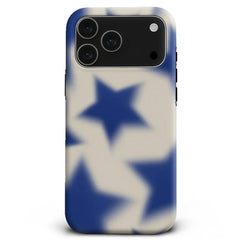 Blue Star Print Y2K iPhone Case