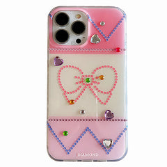 Bowknot Rhinestone iPhone Case