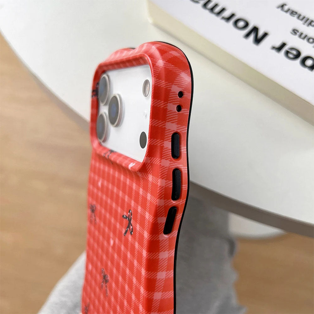 Bows Gingham iPhone Case