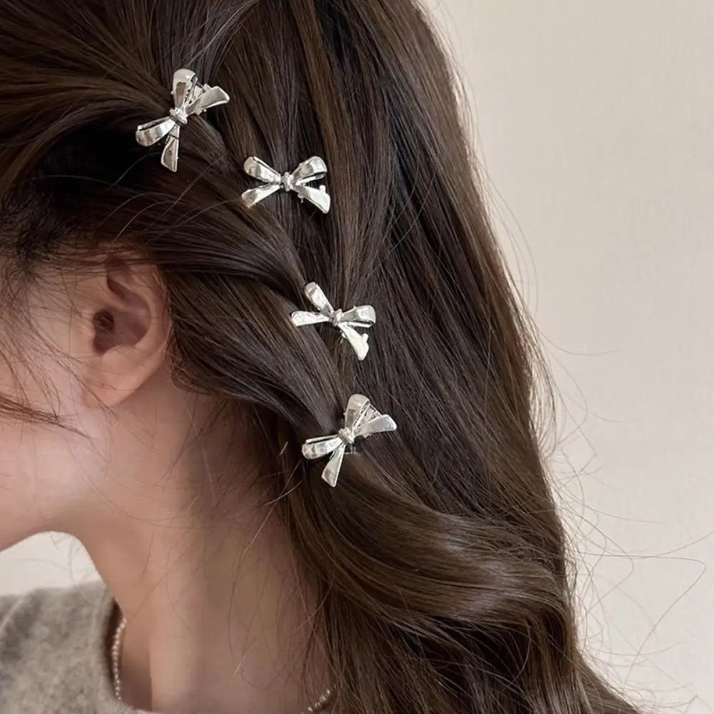 Bows Hair Clip Set 4pcs