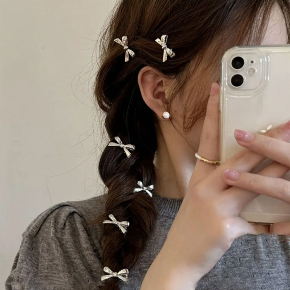 Bows Hair Clip Set 4pcs