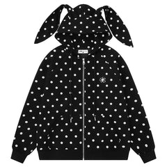 Bunny Polka Dot Hoodie Pants Co-ord