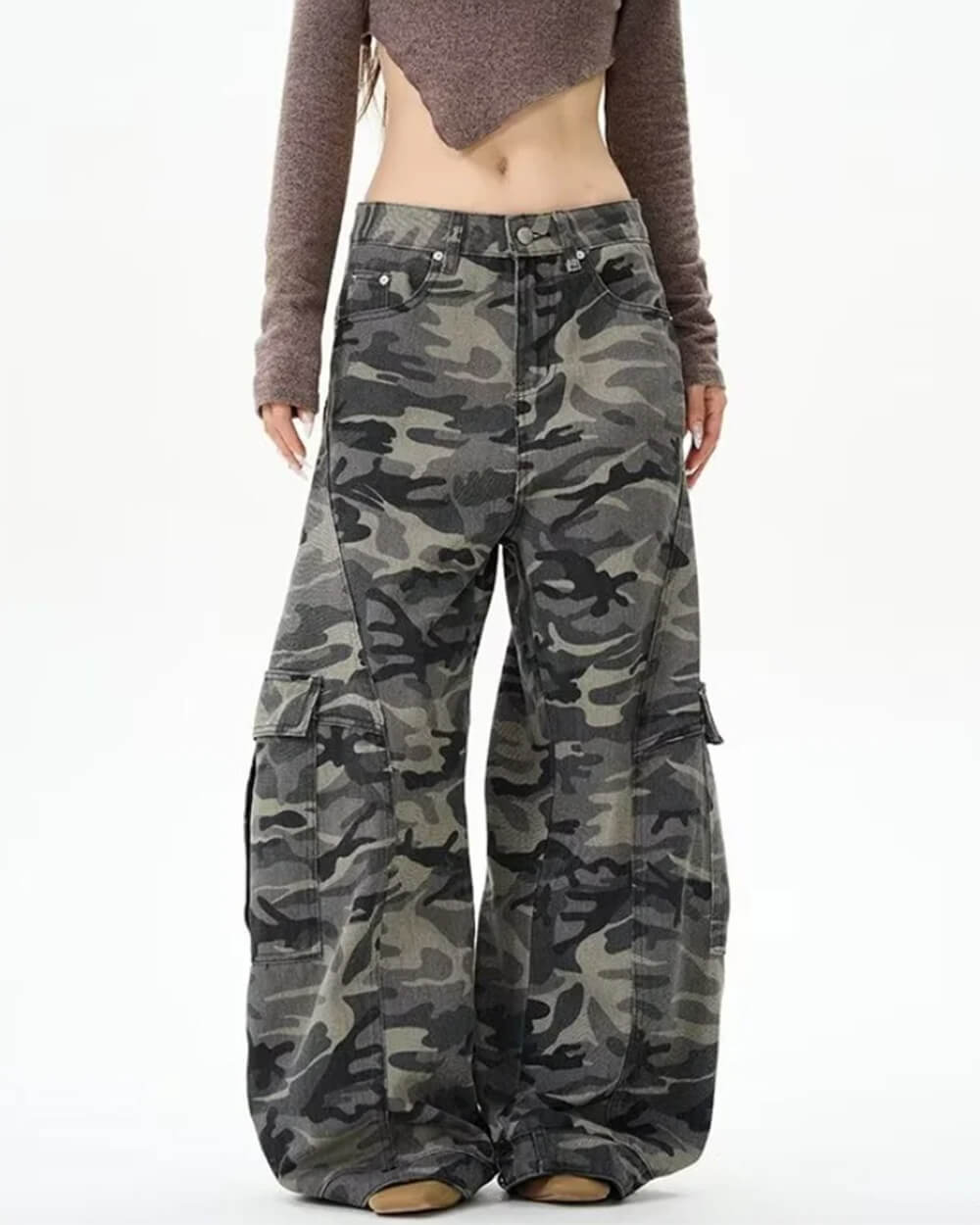 Camouflage Baggy Cargo Pants