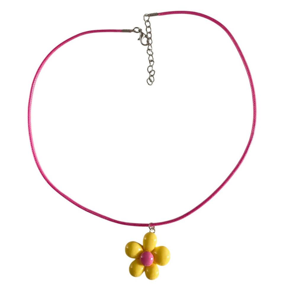 Candy Flower Pendant Necklace