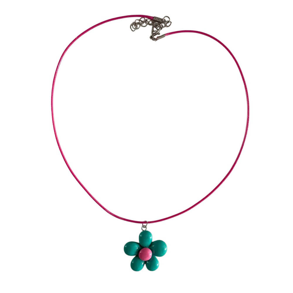 Candy Flower Pendant Necklace