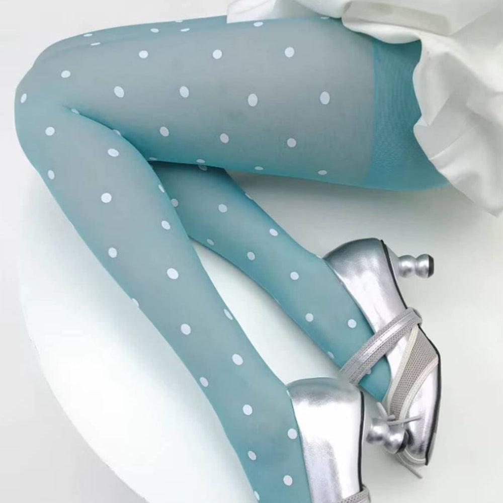 Candy Girl Polka Dot Tights
