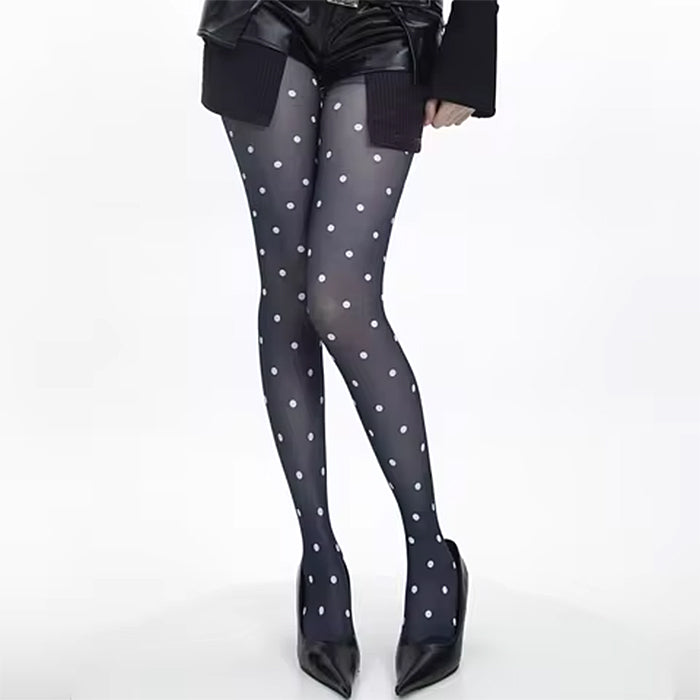 Candy Girl Polka Dot Tights