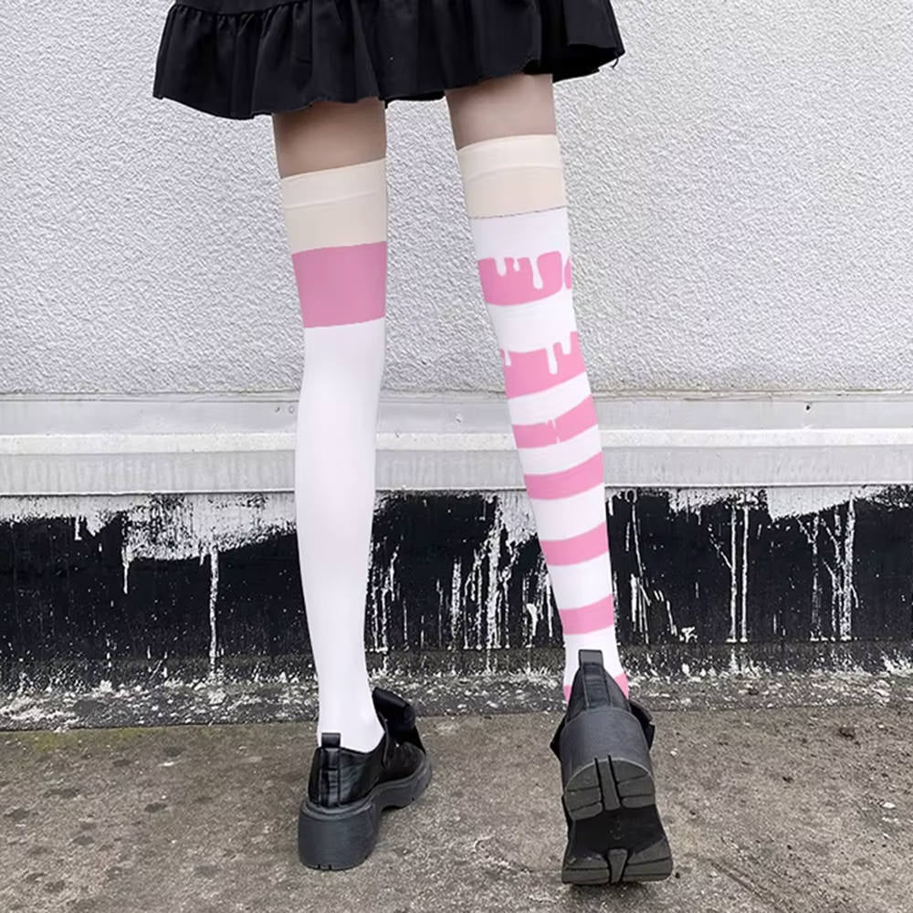 Candy Stripe Bunny Stockings