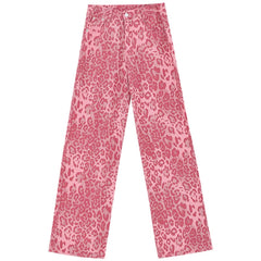 Animal Behavior Pink Wide Leg Jeans